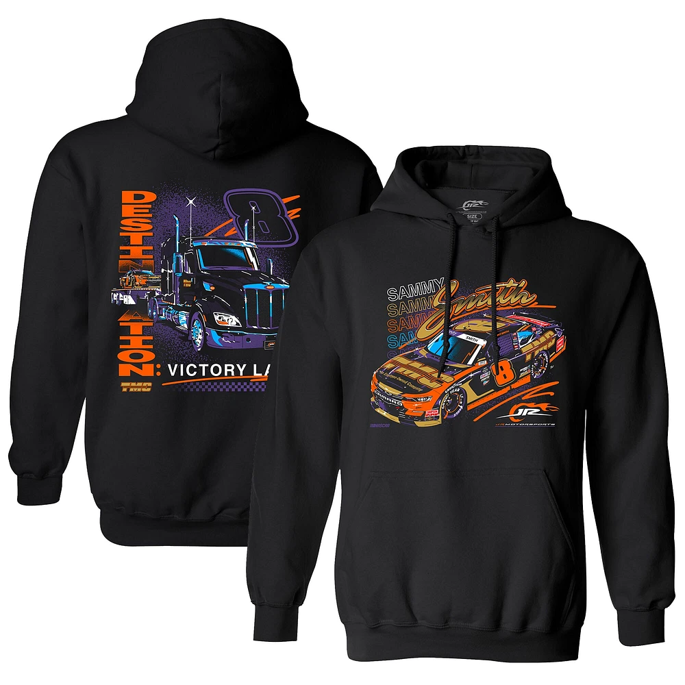 Men's JR Motorsports Official Team Apparel Black Sammy Smith Destination: Victory Lane Pullover Hoodie