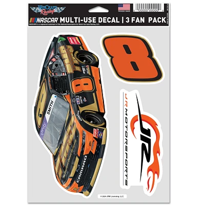 WinCraft  Sammy Smith TMC 5.5" x 7" Three-Pack Fan Decal Set