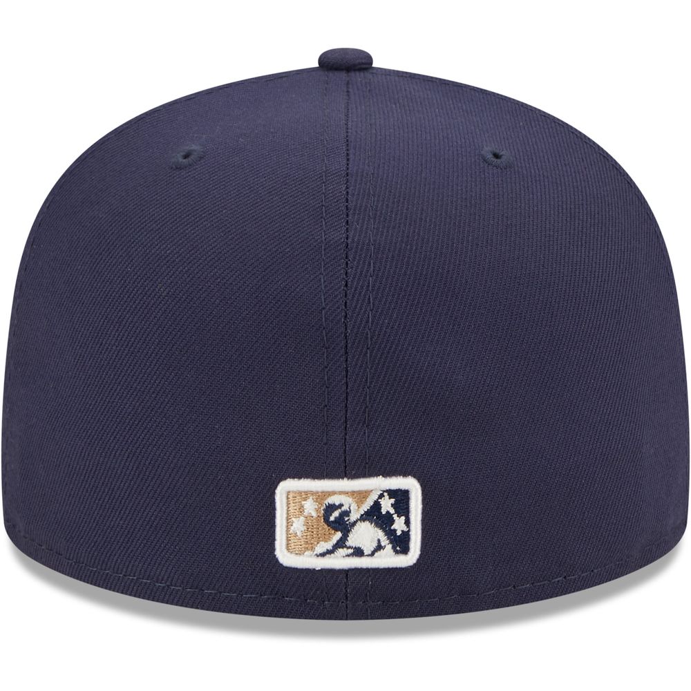 Men's New Era Navy San Antonio Missions Authentic Collection 59FIFTY Fitted Hat