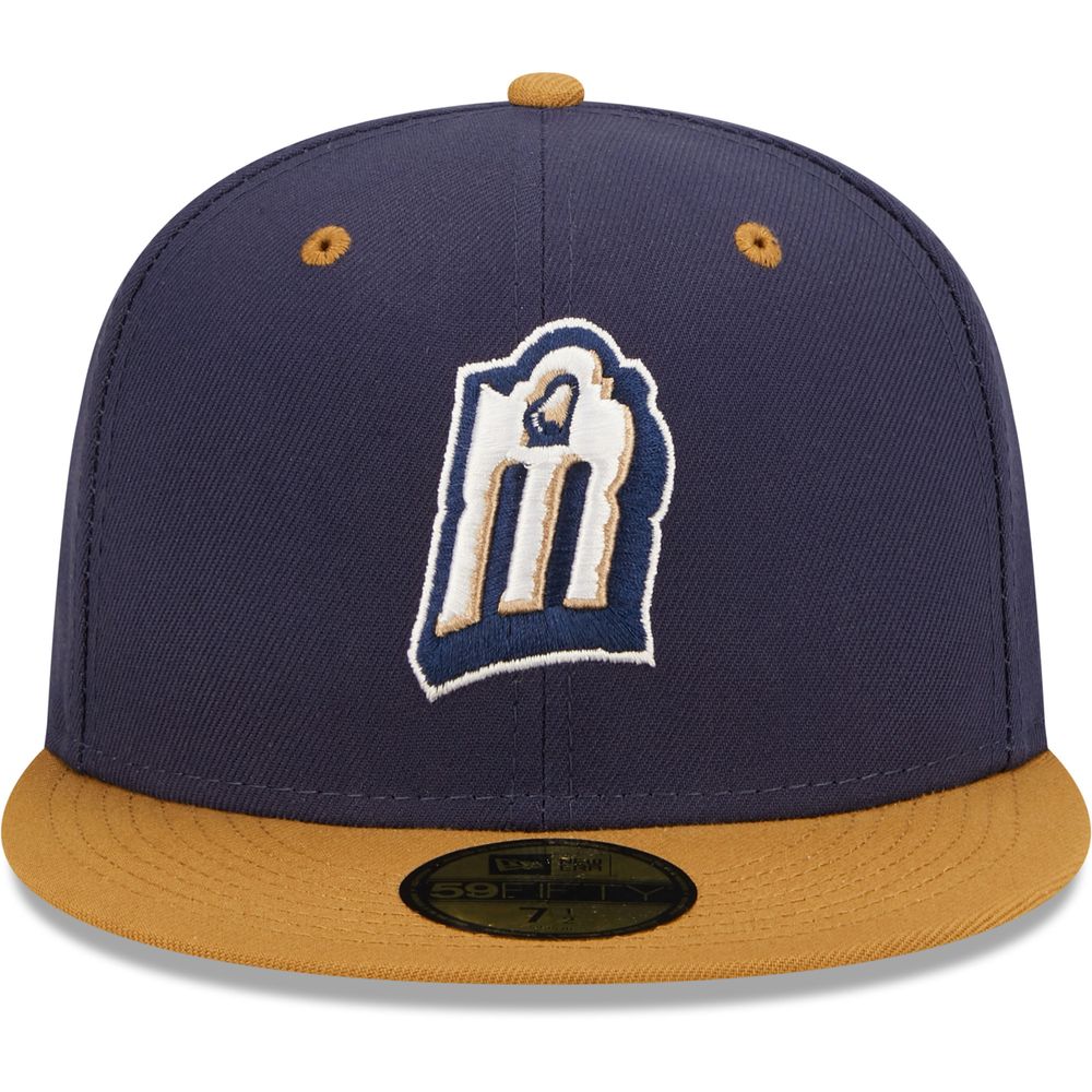 Men's New Era Navy San Antonio Missions Authentic Collection Team Alternate 59FIFTY Fitted Hat