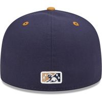 Men's New Era Navy San Antonio Missions Authentic Collection Team Alternate 59FIFTY Fitted Hat