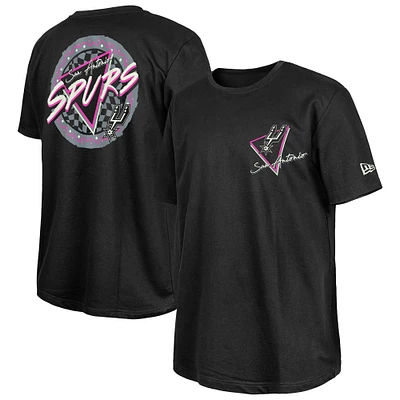 T-shirt phosphorescent noir New Era San Antonio Spurs