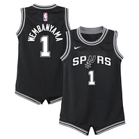 Infant Nike Victor Wembanyama Black San Antonio Spurs Swingman Player Jersey - Icon Edition