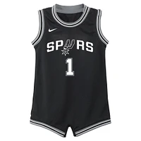 Infant Nike Victor Wembanyama Black San Antonio Spurs Swingman Player Jersey - Icon Edition