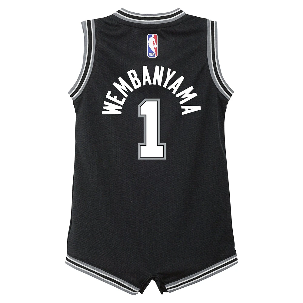 Infant Nike Victor Wembanyama Black San Antonio Spurs Swingman Player Jersey - Icon Edition