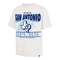 Men's '47  White San Antonio Spurs City Edition Shifty Foundation T-Shirt