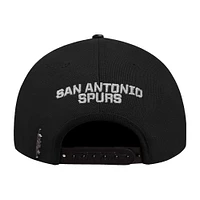 Men's Pro Standard  Cream San Antonio Spurs French Terry Snapback Hat