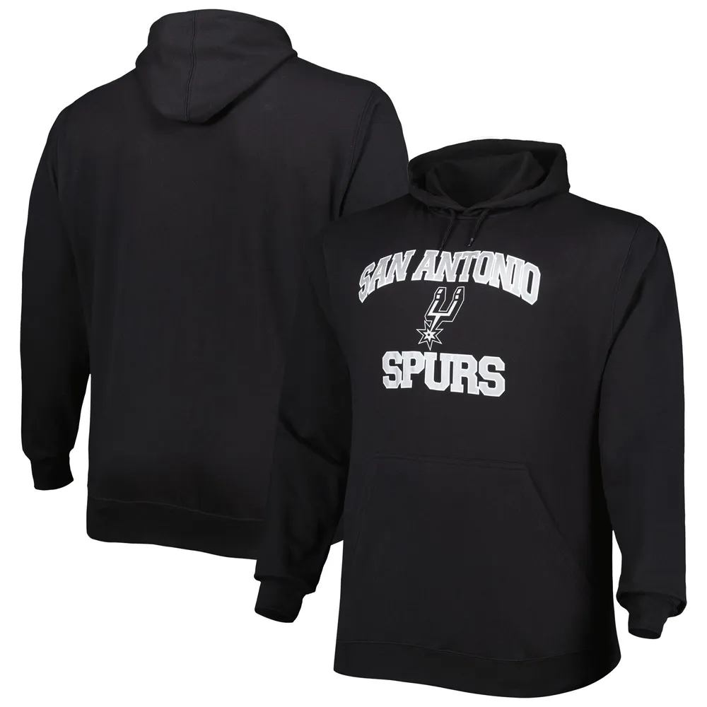 San Antonio Spurs Antigua Victory Pullover Sweatshirt - Heather Gray