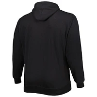 Men's Black San Antonio Spurs Big & Tall Heart Soul Pullover Hoodie