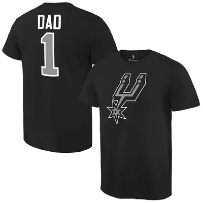 San Antonio Spurs #1 Dad T-Shirt - Black