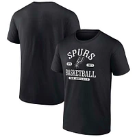 T-shirt noir Fanatics pour hommes San Antonio Spurs Calling Plays