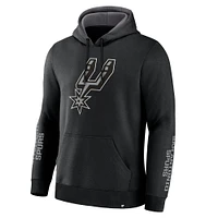 Sweat à capuche noir Fanatics pour homme San Antonio Spurs Legacy Guard