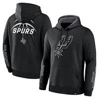 Sweat à capuche noir Fanatics pour homme San Antonio Spurs Legacy Guard