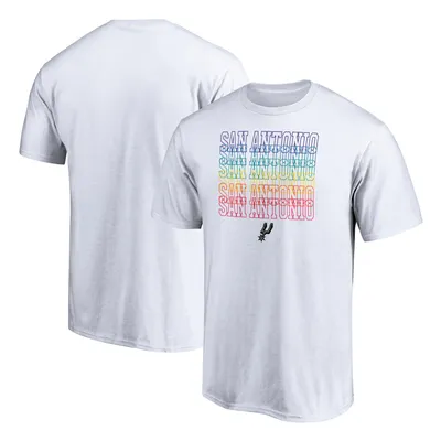 San Antonio Spurs Fanatics Branded Team City Pride T-Shirt - White