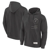 Men's Fanatics Gray San Antonio Spurs Future Ground Info Elements Premium Pullover Hoodie