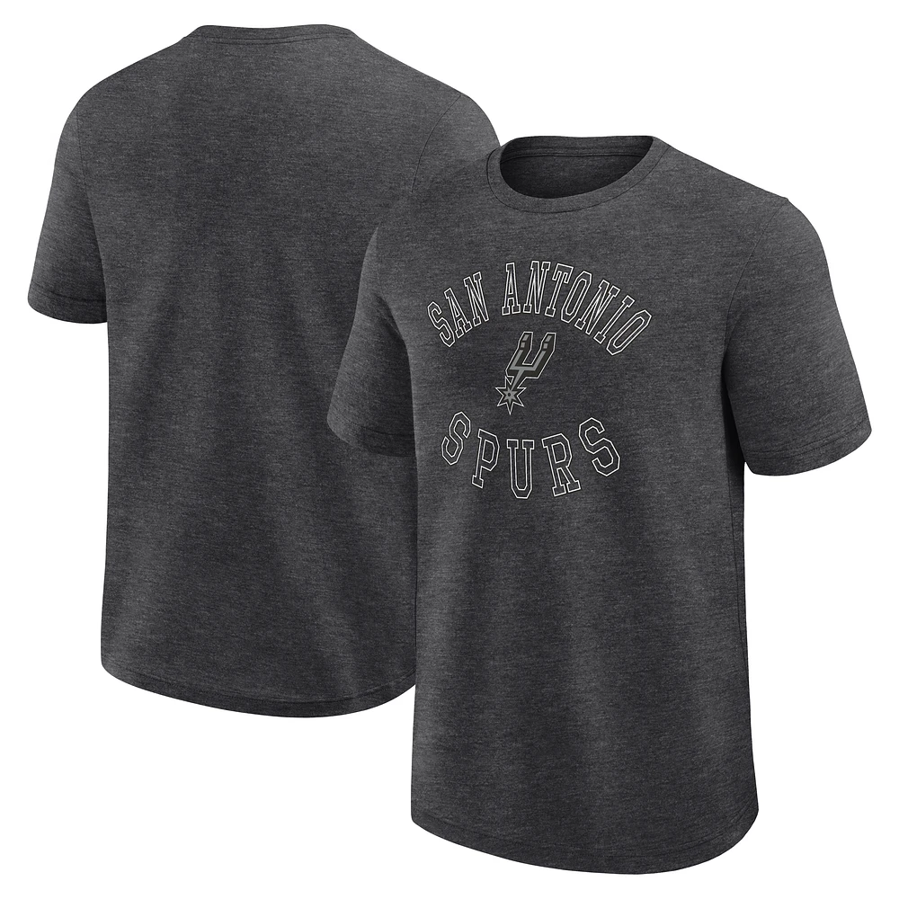 T-shirt Heather Charcoal pour homme San Antonio Spurs Success