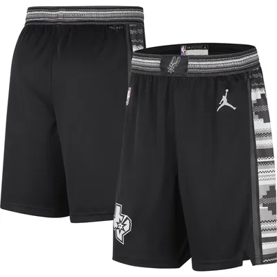 San Antonio Spurs Jordan Brand 2022/2023 Statement Edition Swingman Performance Shorts - Black