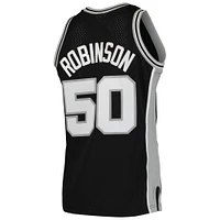 Men's Mitchell & Ness David Robinson Black San Antonio Spurs 1991/92 Hardwood Classics Swingman Jersey