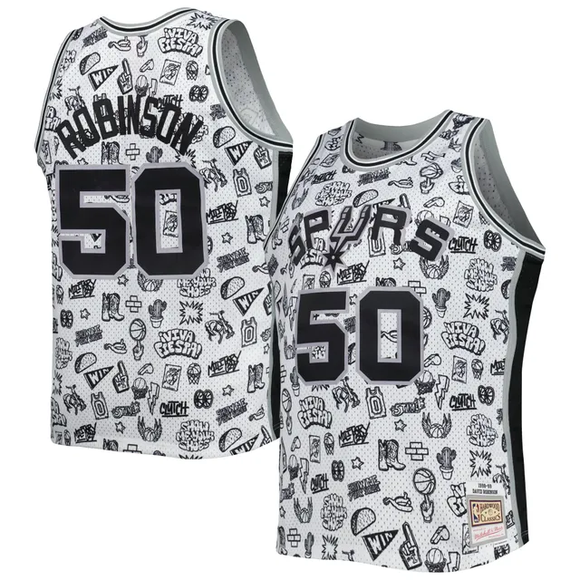 Women's Mitchell & Ness Tim Duncan Black San Antonio Spurs 1998-99