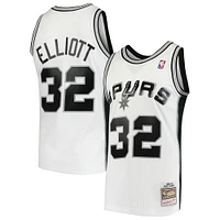 Maillot Swingman Mitchell & Ness Sean Elliott San Antonio Spurs 1998/99 Hardwood Classics blanc pour hommes