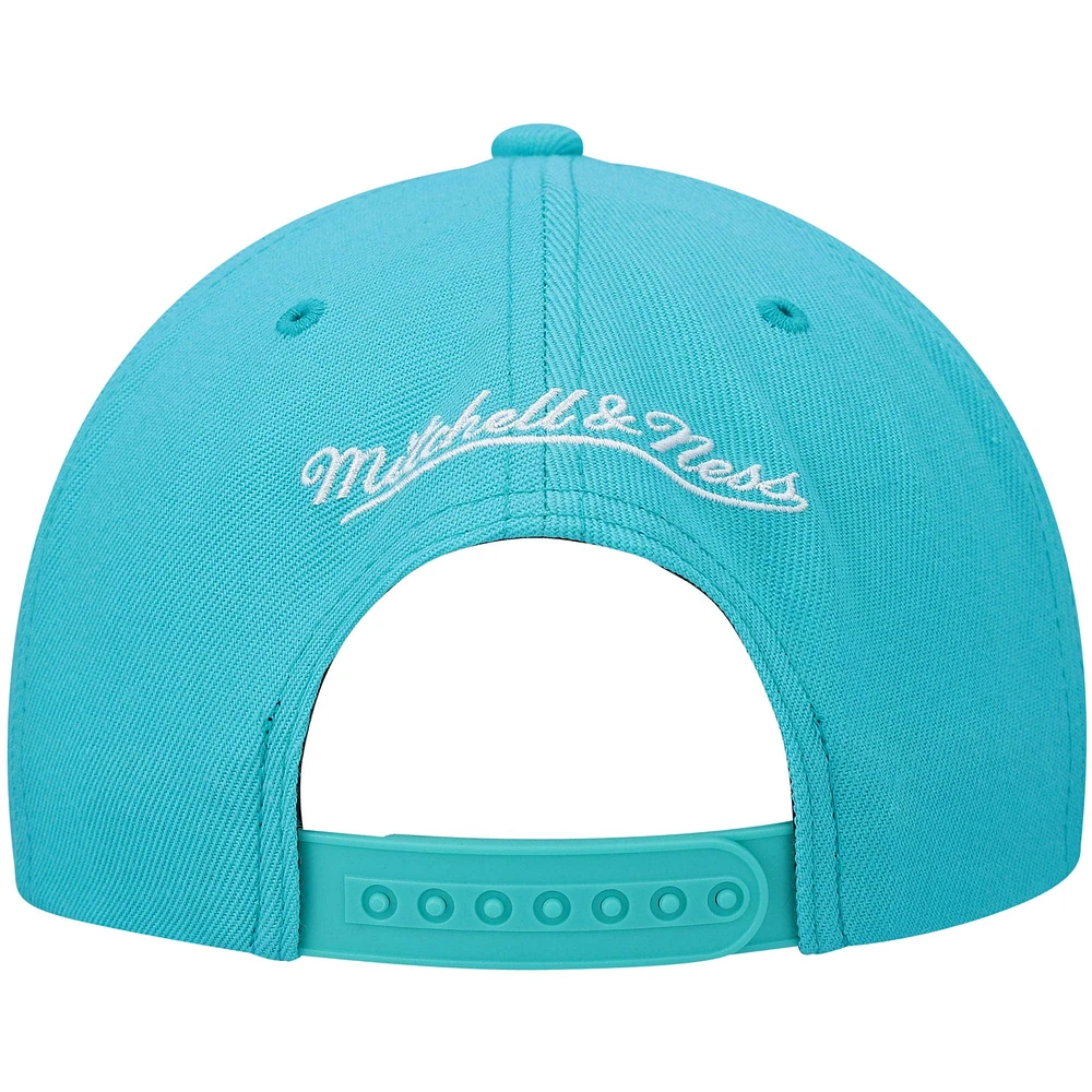 Men's Mitchell & Ness Teal San Antonio Spurs Hardwood Classics Team Ground 2.0 Snapback Hat