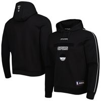 Men's NBA x Hugo Boss Black San Antonio Spurs Team Bounce Tri-Blend Pullover Hoodie