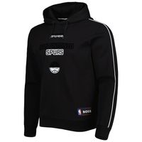 Men's NBA x Hugo Boss Black San Antonio Spurs Team Bounce Tri-Blend Pullover Hoodie