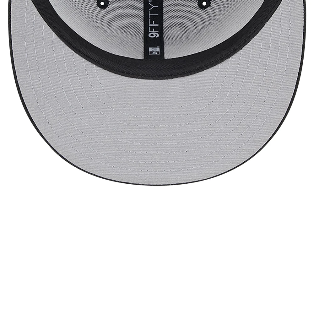 Men's New Era Black San Antonio Spurs 9FIFTY Snapback Trucker Hat