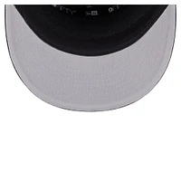 Men's New Era Black San Antonio Spurs Adventure Canvas Split Panel 9FIFTY Snapback Hat