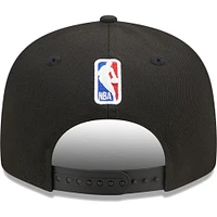 Casquette Snapback New Era San Antonio Spurs Jersey Hook Statement Edition 9FIFTY noire pour homme