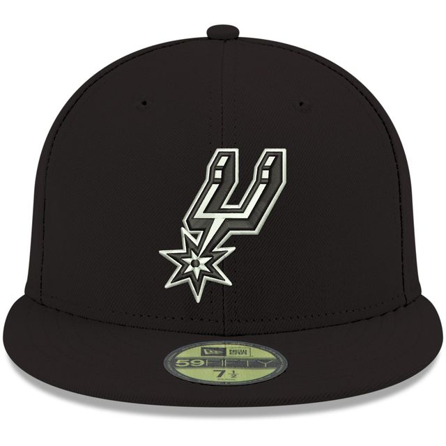 Casquette ajustée 59FIFTY pour homme, San Antonio Spurs, couleur noire, New Era