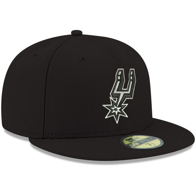 Casquette ajustée 59FIFTY pour homme, San Antonio Spurs, couleur noire, New Era