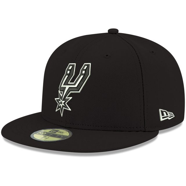 Casquette ajustée 59FIFTY pour homme, San Antonio Spurs, couleur noire, New Era