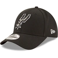 Men's New Era Black San Antonio Spurs Official The League 9FORTY Adjustable Hat