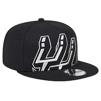 Casquette Snapback 9FIFTY Sport Night Team Shadow San Antonio Spurs de New Era pour homme noire