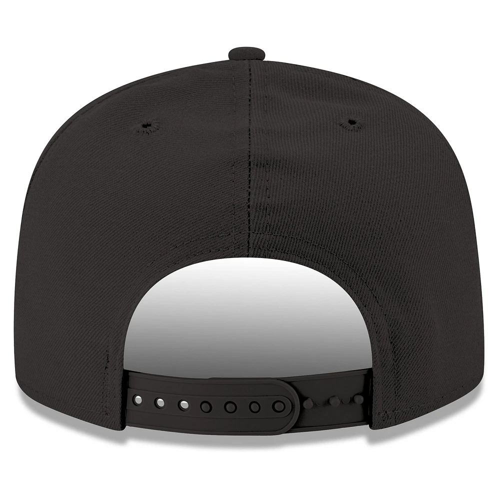 Casquette snapback 9FIFTY noire New Era San Antonio Spurs State Pride pour homme