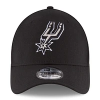 Men's New Era Black San Antonio Spurs Team Classic 39THIRTY Flex Hat