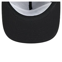 Men's New Era Black San Antonio Spurs Team Text Golfer Snapback Hat