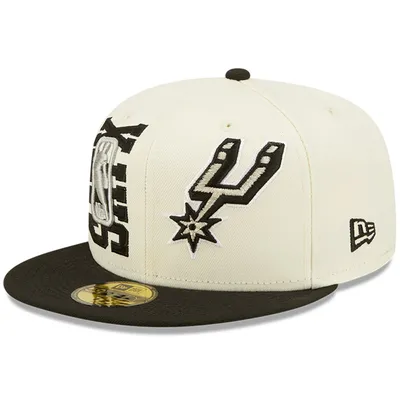 San Antonio Spurs New Era 2022 NBA Draft 59FIFTY Fitted Hat - Cream/Black