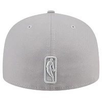 Men's New Era Gray San Antonio Spurs Color Pack 59FIFTY Fitted Hat