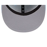 Casquette Snapback 9FIFTY City Edition 2024/25 San Antonio Spurs bleu clair New Era pour homme