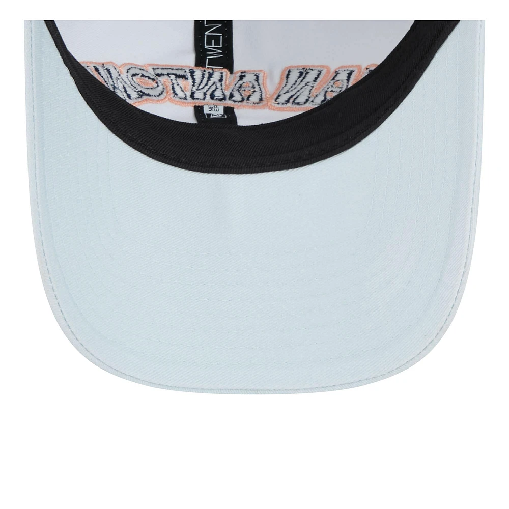 Casquette ajustable New Era bleu clair San Antonio Spurs City Edition 2024/25 9TWENTY pour homme