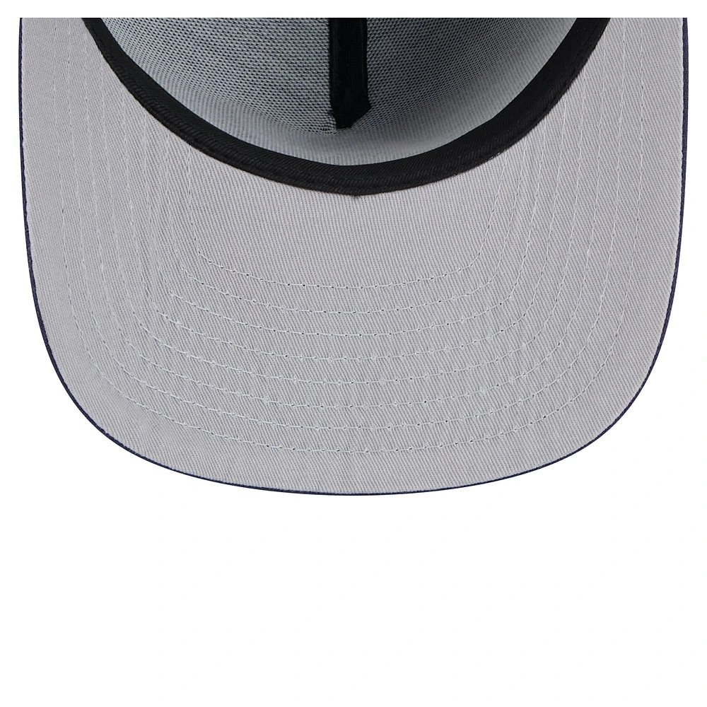 Men's New Era  Navy San Antonio Spurs Colorpack A-Frame Pinch Front 59FIFTY Fitted Hat