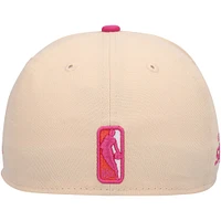 Casquette ajustée 59FIFTY San Antonio Spurs Passion Mango New Era orange/rose pour homme