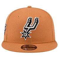 Casquette Snapback 9FIFTY San Antonio Spurs de New Era pour homme, couleur tan