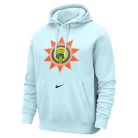 Men's Nike Light Blue San Antonio Spurs 2024/25 City Edition Essential Club Pullover Hoodie