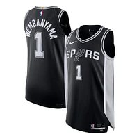 Men's Nike Victor Wembanyama Black San Antonio Spurs Authentic Jersey - Icon Edition