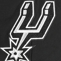 Sweat à capuche noir Pro Standard pour homme avec code régional des San Antonio Spurs