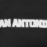 Sweat à capuche noir Pro Standard pour homme avec code régional des San Antonio Spurs