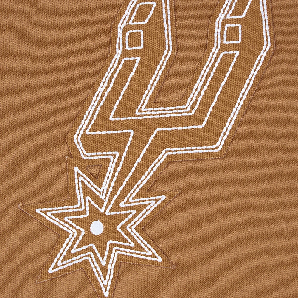 Sweat à capuche épaules tombantes Pro Standard Brown San Antonio Spurs Paint the City pour homme